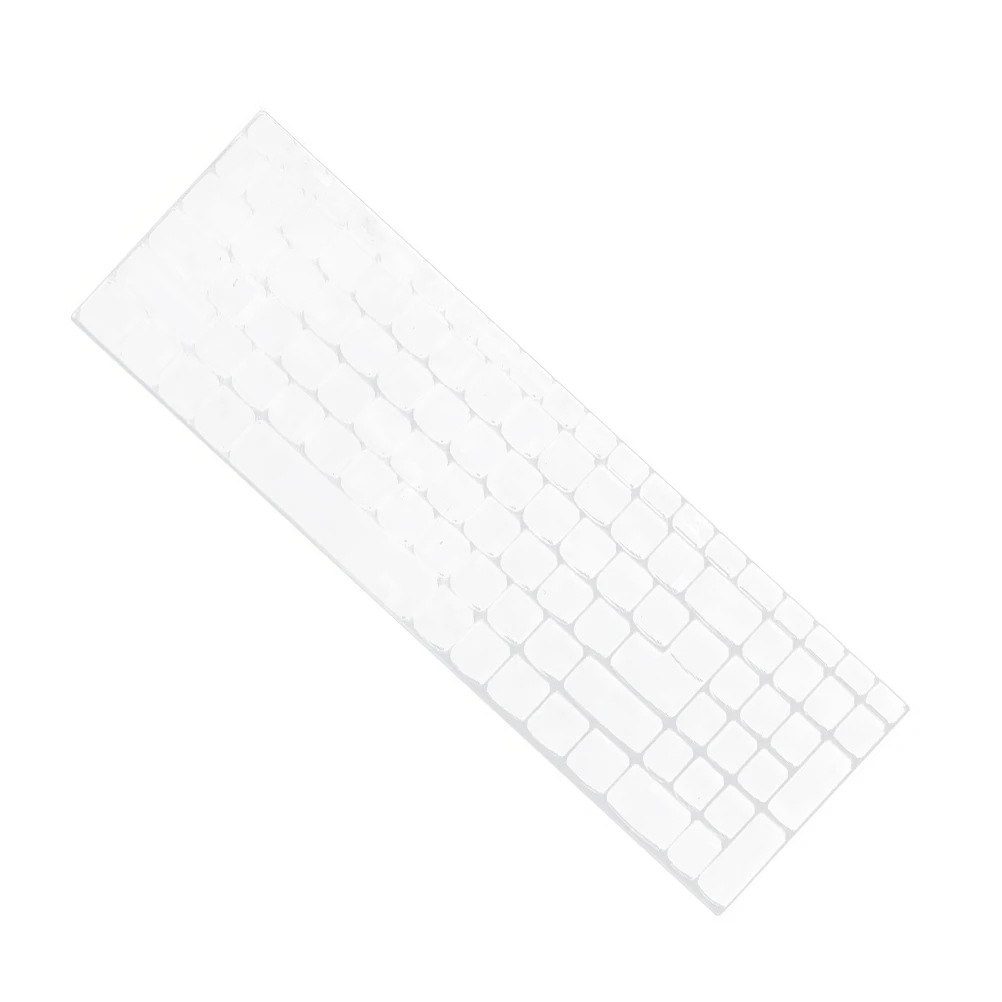 

Transparent Computer Keyboard Cover TPU Keyboard Protective Cover Compatible for Lenovo Laptop 15 inch (White)