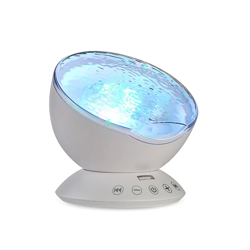 Sleep Aid Ocean Projection Lamp Led Starry Sky Projector USB Colorful HAILANG Water Pattern Audio Atmosphere Small Night Lamp