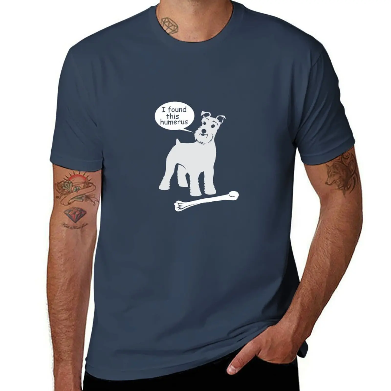 Schnauzer Dog on found | NickerStickers? Redbubble | this humerus I T-Shirt Lightweight Running T-Shirt