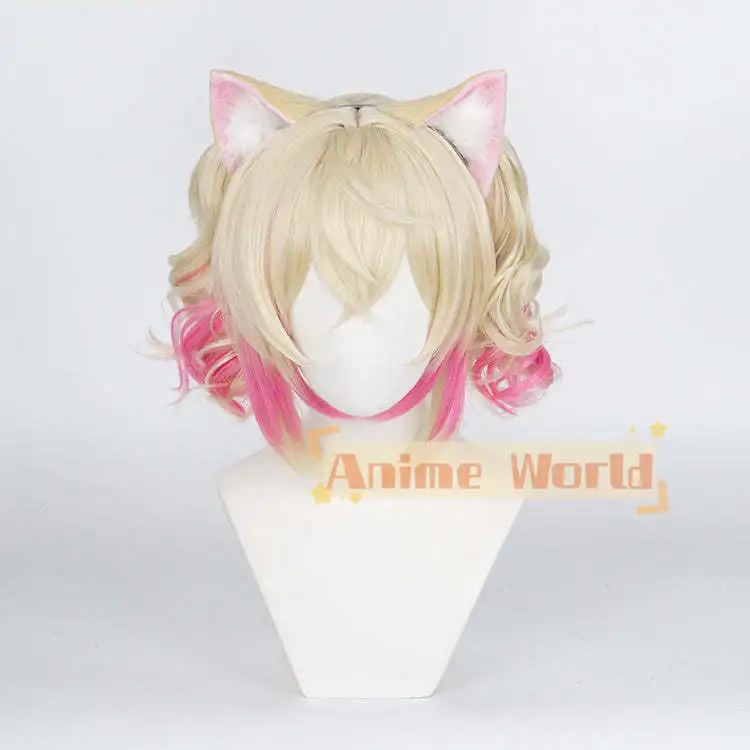 Hololive Virtual YouTuber Hololive -Advent- EN Mococo Abyssgard New Year Costumes Cosplay Wig - Not Included Ears