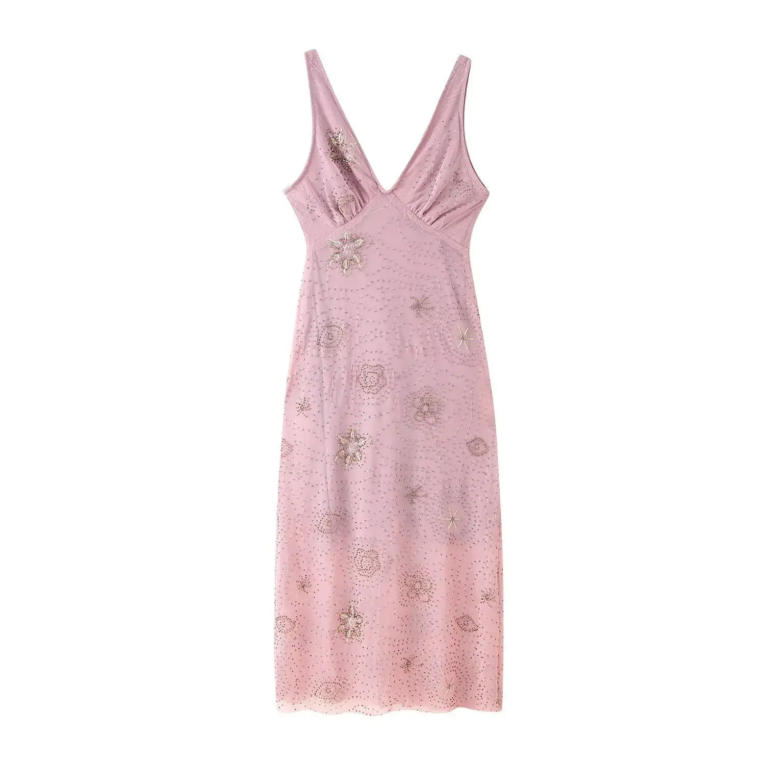 

2026 Summer New Women's Fashion Simple Casual Bead Dress