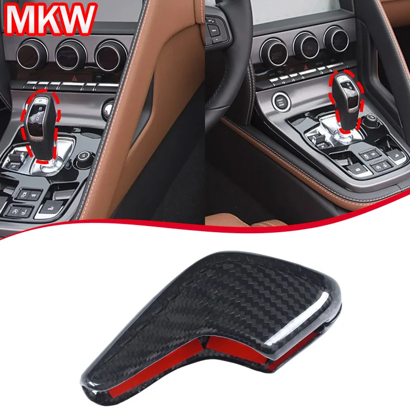 

Для Jaguar F-TYPE 2013-2025 гг., крышка рычага переключения передач из настоящего углеродного волокна, модификация салона автомобиля и декоративные аксессуары