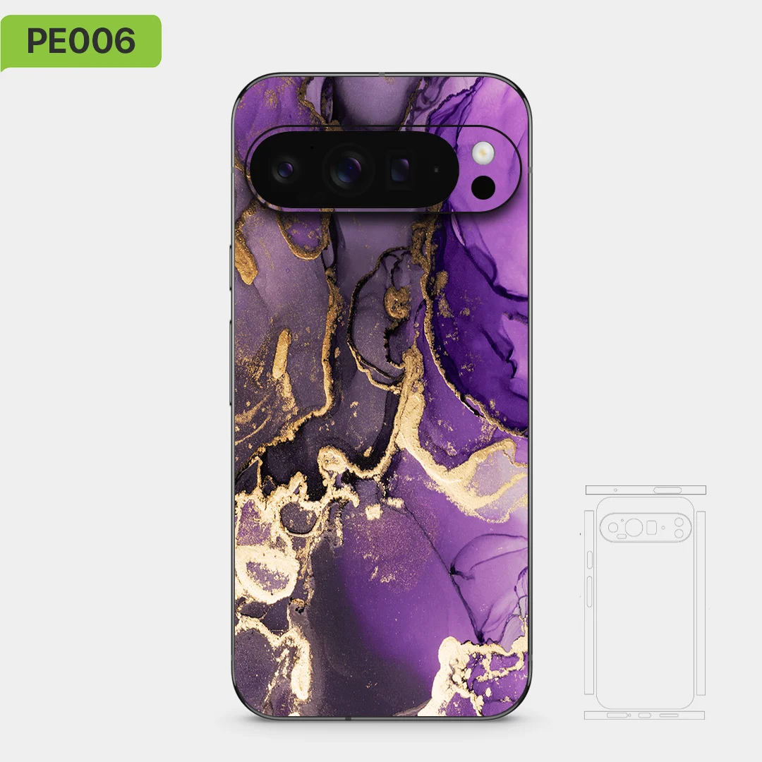 Colorful Decal Skin for Google Pixel 10 9 8 7 Pro 9A Back Screen Protector Film Cover Case Macaroon Wrap Matte Sticker