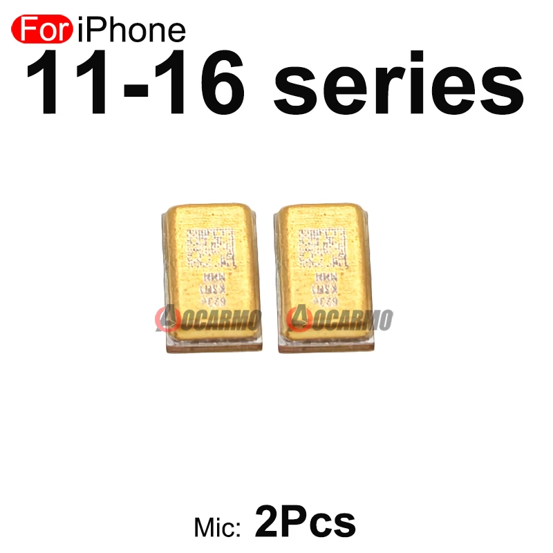 Aocarmo For Apple iPhone 16 Pro 11 12 13 14 15 Plus 15Pro Max 16PM Microphone Mic Repair Part