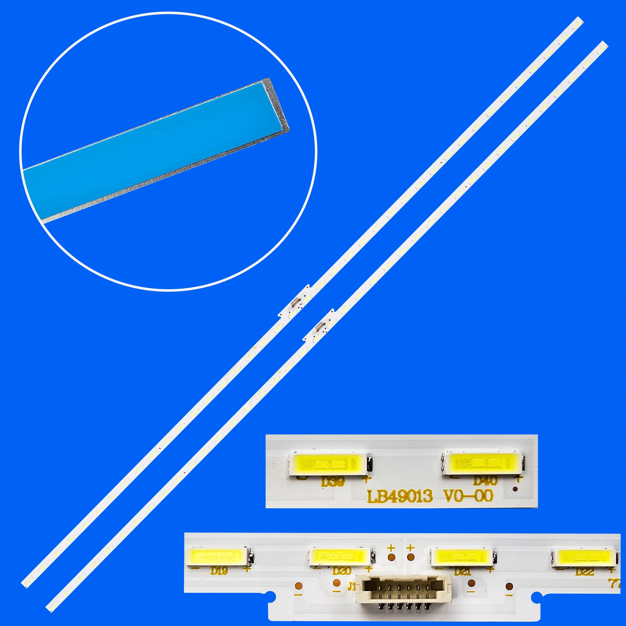 LED backlight strip for KD-49XG8096 XBR-49X800G KD-49X8000E KDL-49WE660E KD-49XE7073 KD-49XF7596 LB49013 LB49014 LB49025