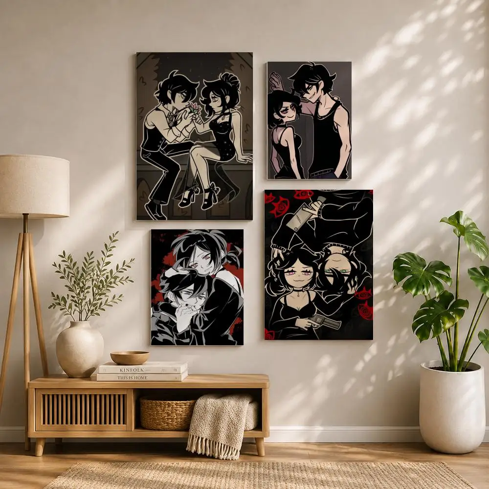 Game T-The Coffin of Andy and LeyleyS Poster HD Self Adhesive Waterproof Wall Art Ideal for Home Office Dorm Bedroom Great Gift