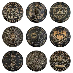 Wood Divination Pendulum Board Array Ornaments Wall Hanging Wooden Sign Decor for Home Cafe Bar Man Cave Room Funy Gift Decor