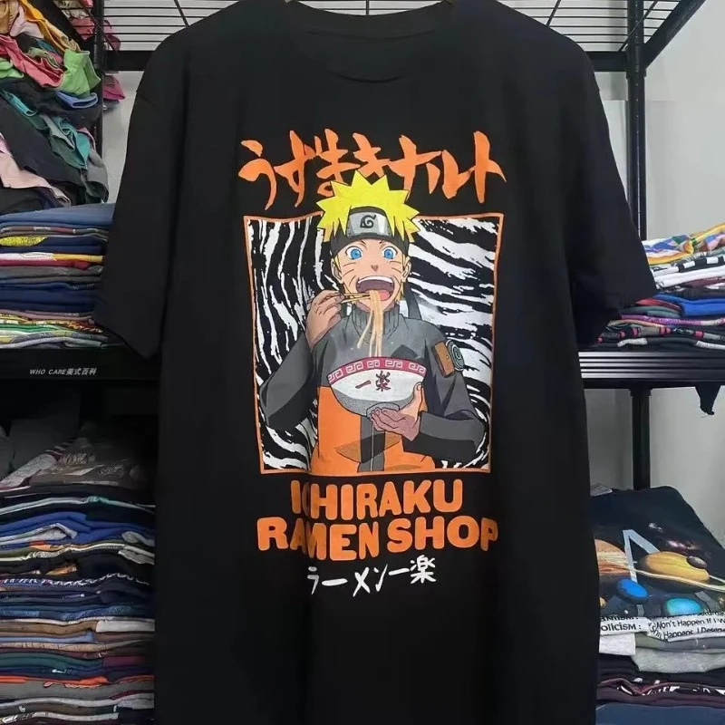 

Bandai Genuine Authorized Animation Ghost Destroyer Blade Printing Fashion Men's and Women's Clothing Crew Neck Short Sleeves