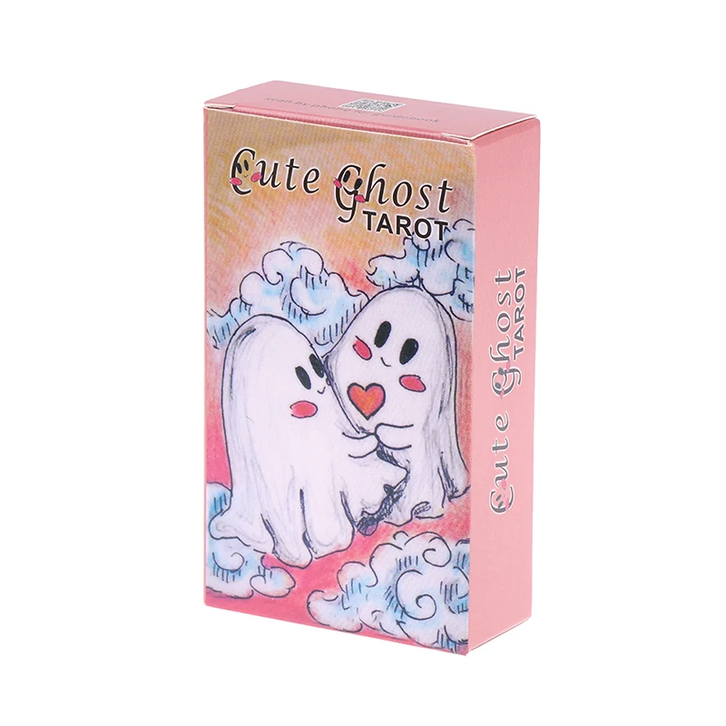 

Cute Ghost Tarot Card Fate Divination Family Party Paper Cards Game English Board Game Tarot Oracle Cards