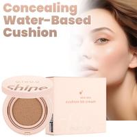 O.TWO.O Shine Cushion BB Cream Lightweight Natural Glow Long-Lasting Buildable Coverage Smooth Daily Face Makeup Cosmetics