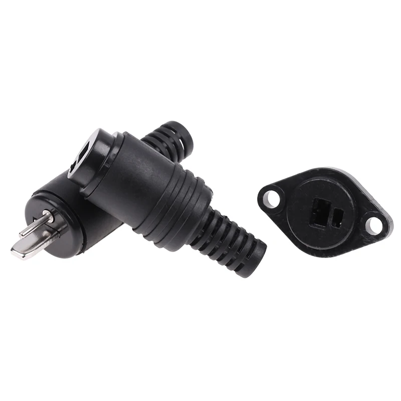 1pcs 2 Pin DIN Speaker Wire Plug 2P Hifi Loudspeaker Cable Solder Connector Male Female Socket Terminals 2 Pin Connector