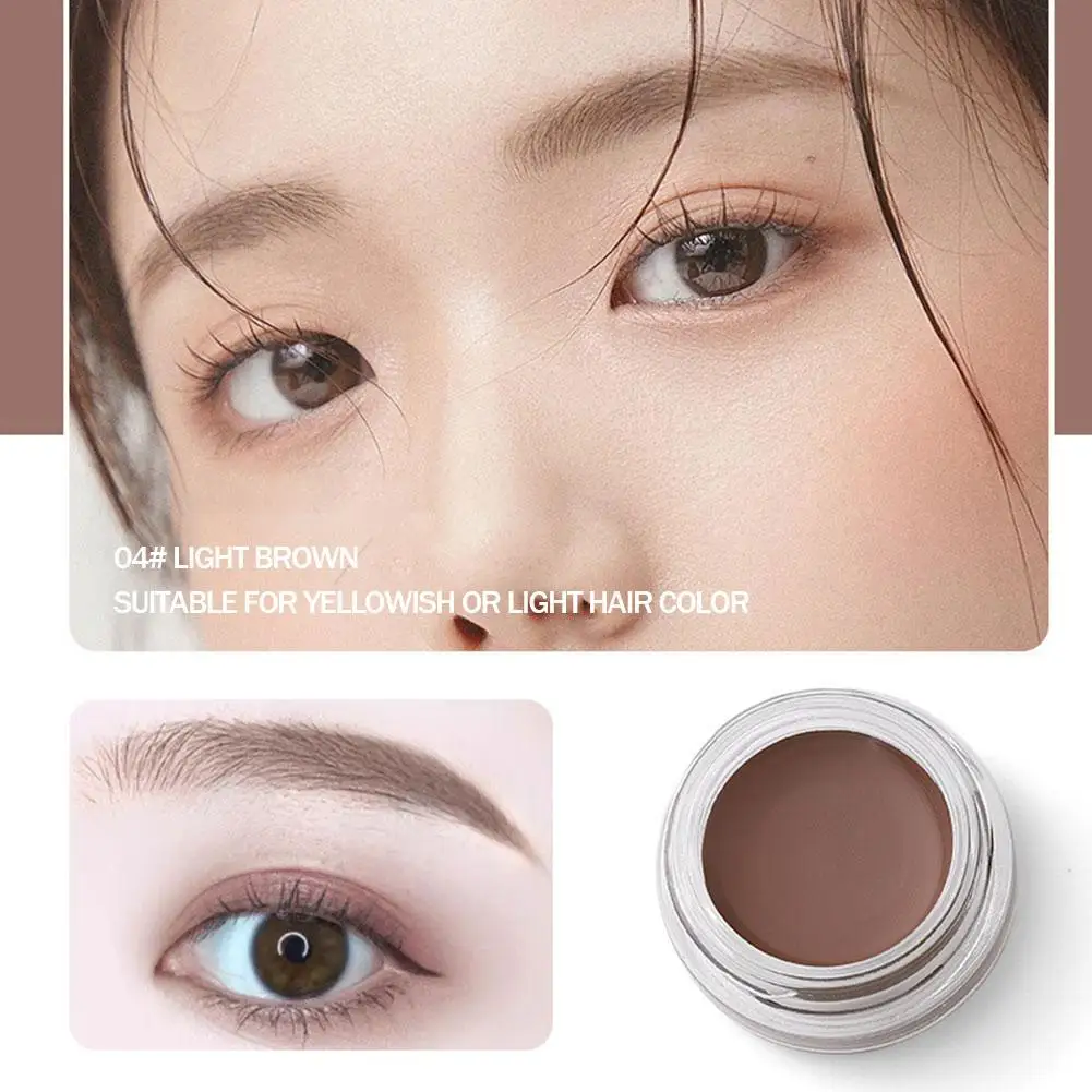 4g Eyebrow Cream Gel Enhancers Long-lasting Waterproof Eye Brows Pomade Gel With Brushes For Women Makeup S0U0