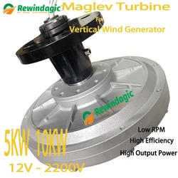 5KW 10KW Wind Water Turbine Generator 12V 24V 48V 300 Rpm Power Magnetic Dynamo  Hydro Maglev Alternator Free Energy Windmill