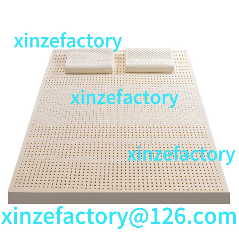 Customizable Thailand Natural 100% Latex Mattress With Cover Natural Rubber Pure Mattress Student Home Hotel Luxury Top Tatami L