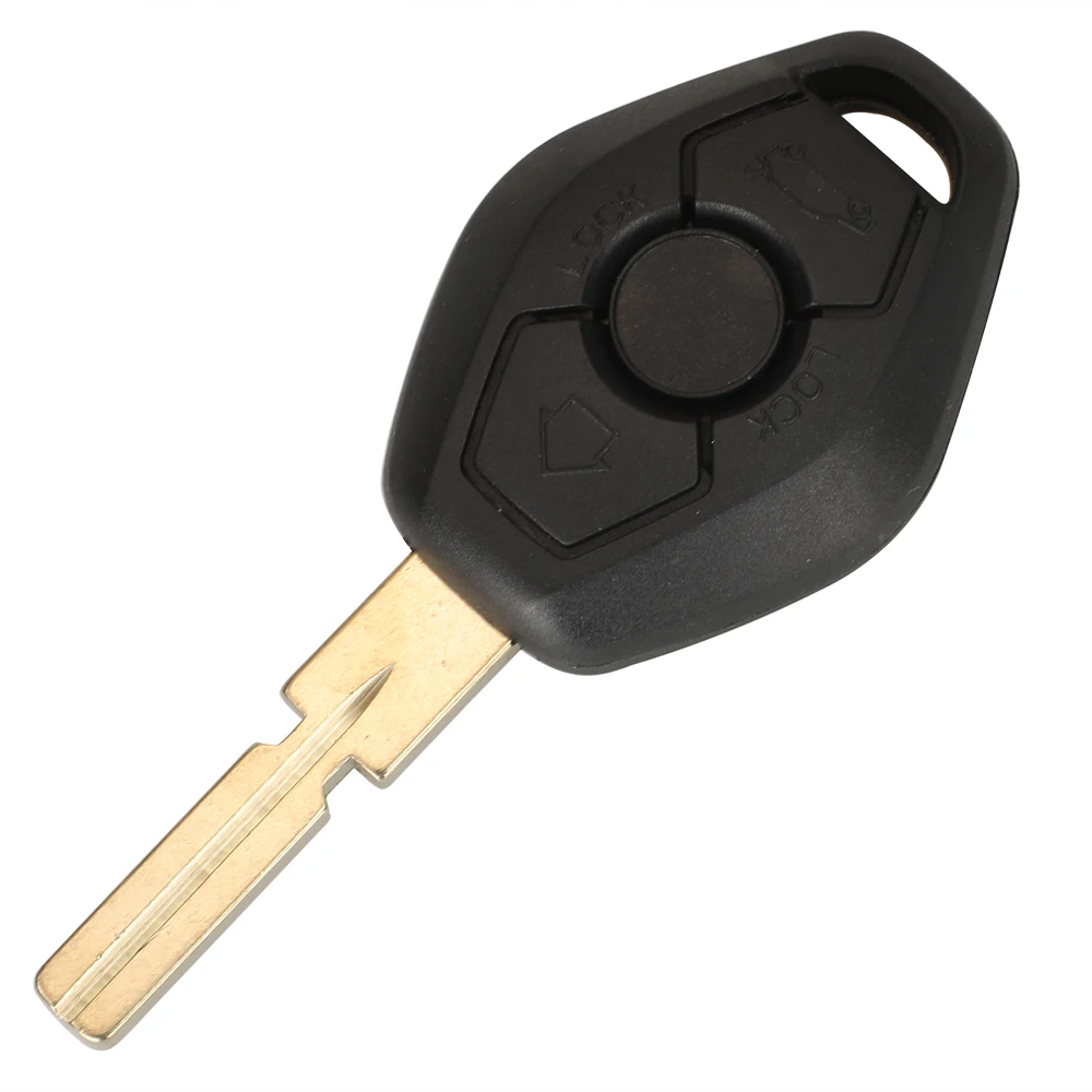 jingyuqin 10pcs Car Remote Key DIY for BMW EWS 1/3/5/7 Series X3 X5 Z3 Z4 ID44 7935 Chip Keyless Entry Transmitter HU58 HU92