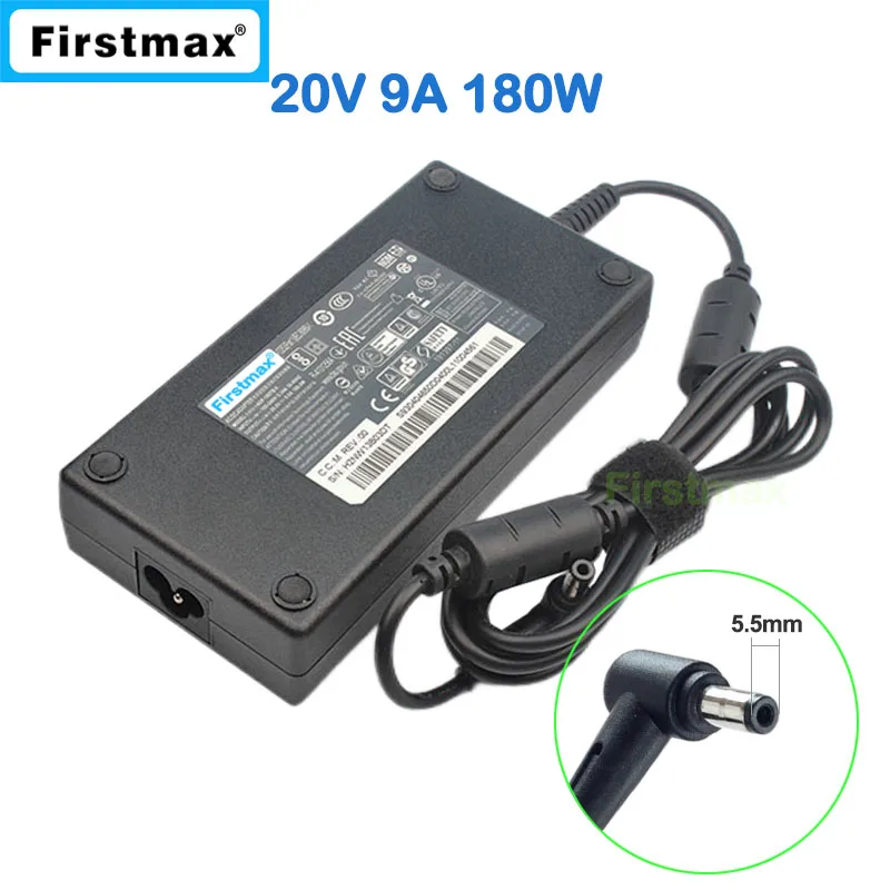 

20V 9A 180W Gaming Laptop Charger for MSI P65 Creator 8RE MS-16Q3 8SD 8SE 9SD 9SE MS-16Q4 8RF MS-16Q2 9SC MS-16Q5 A17-180P4B