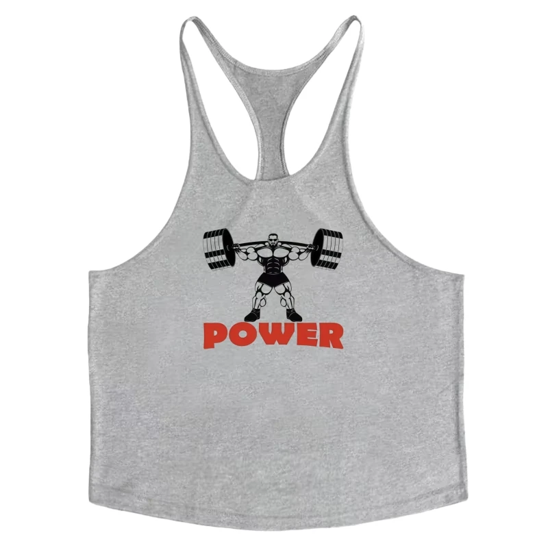 Fitness Workout Shirt Men, Muscle Gym Stringer Vest, Bodybuilding Singlet, Fashion Breathable Durable Sleeveless Tank Top