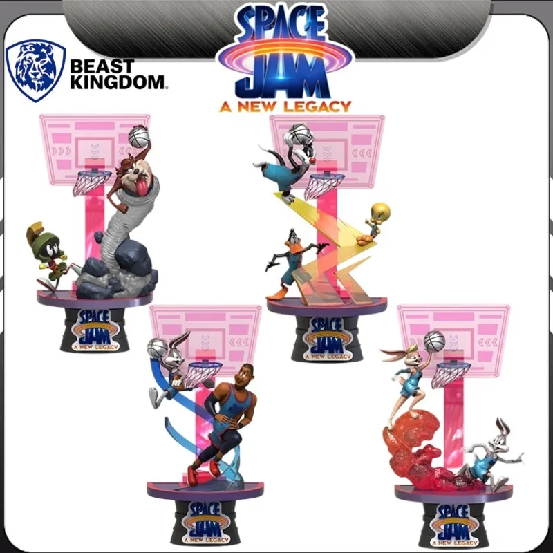 Figura Colecionável Diorama D-Stage Space Jam: A New Legacy do Rei LeBron e do Bugs Bunny da Beast Kingdom em Estoque