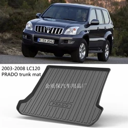 Use for TOYOTA PRADO LC120 Trunk Mat Customized Car Rear trunk Storage Mat CargoTray mat LC120 Trunk Waterproof Protective Pads