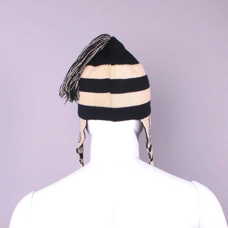 نانا أنيمي شينيتشي أوكازاكي قبعات لادي الشتاء اليد محبوك منفذها قبعة تأثيري الشارع سدادات حماية الأذن الصوف الدافئ شرابة الروسية قبعة