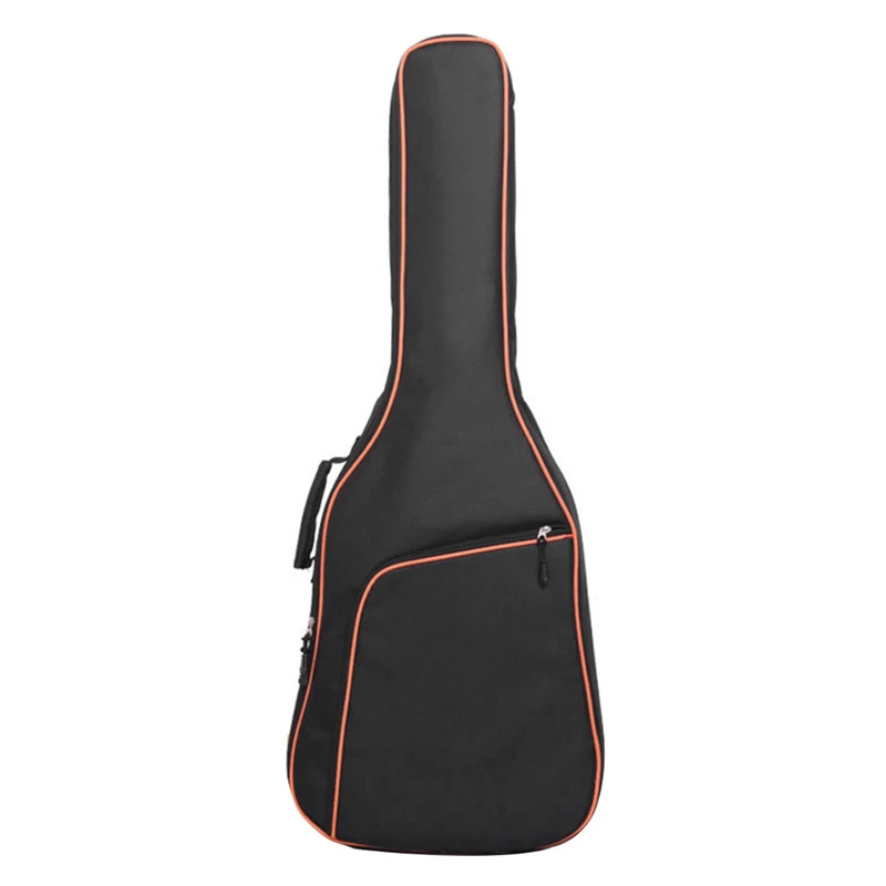 40/41 Inch Acoustic Guitar Case Gig Bag 1680D Oxford Fabric Double Straps Padded 10mm Cotton Soft Waterproof Backpack