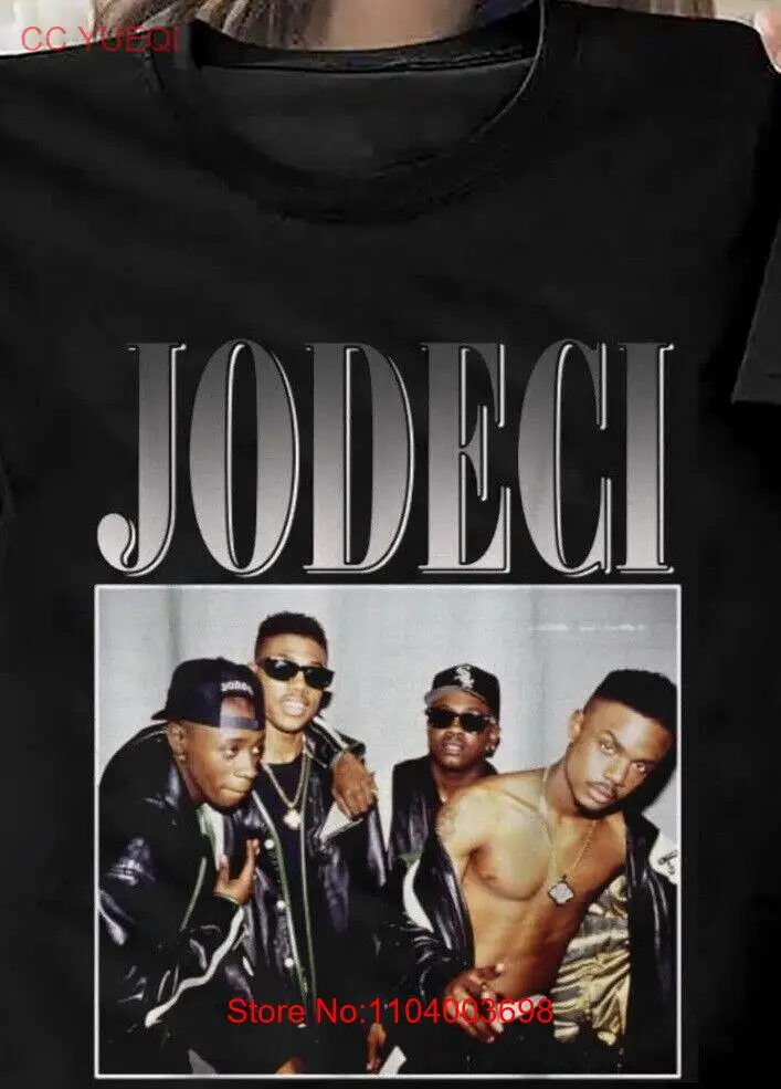 NEW Jodeci Band Short Sleeve Black All Size Gift Shirt