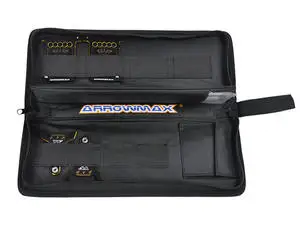 Original ARROWMAX AM-171043-LE Set-Up System For All 1/10 & 1/12 Pan Cars With Bag Limited Edition Rc Tool