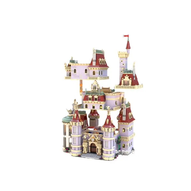 Moc clássico filme série castelo conjunto arquitetura modular tecnologia blocos de construção modelo brinquedos do miúdo tijolos presente