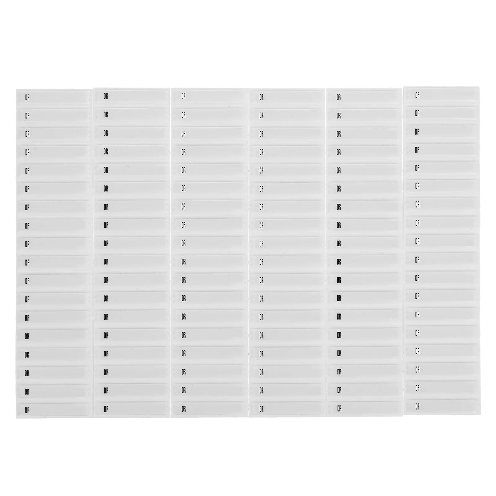 

108 Pcs Magnetic Labels for Shelving Anti-theft Tag Freezer Disposable Goods Cosmetics