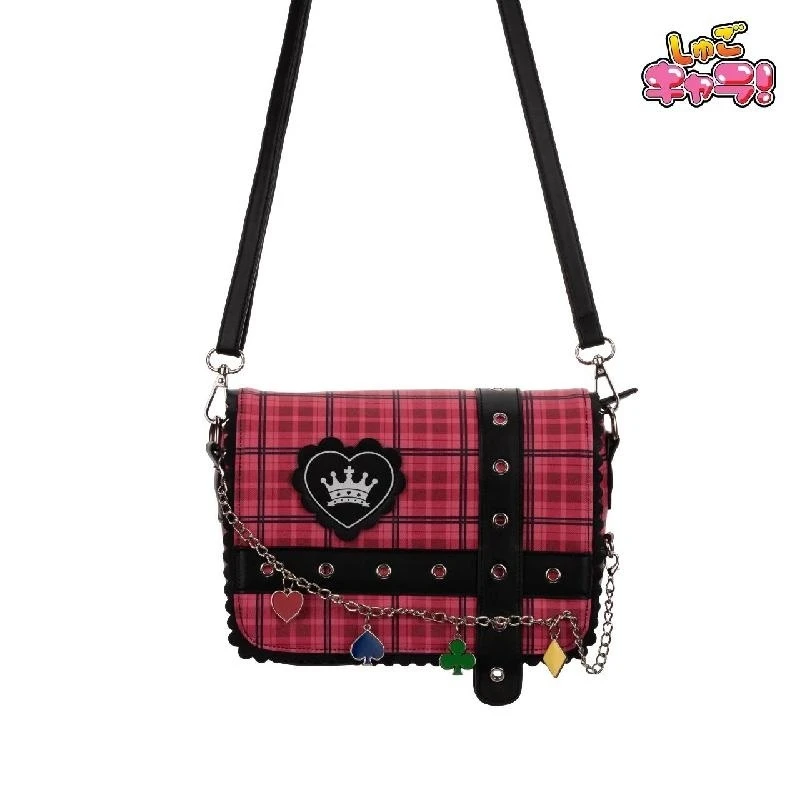 ウエストパックガール JK 制服メッセンジャーショルダーバッグ学生ハンドバッグギフト女の子のファッションバッグアニメしゅごキャラクロスボディバッグコスプレ