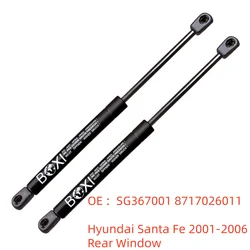 BOXI 2pcs Rear Window Gas Spring Shock Lift Strut Support SG367001 8717026011 For Hyundai Santa Fe 2001 - 2006 Lift Struts