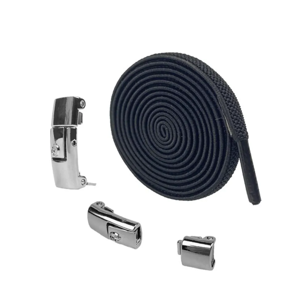 

No Tie Shoelaces Magnetic Shoelaces Buckle Metal Flat Free Shoelace Buckle Shoe Laces Accessories Press Shoe Buckle Warm Shoes