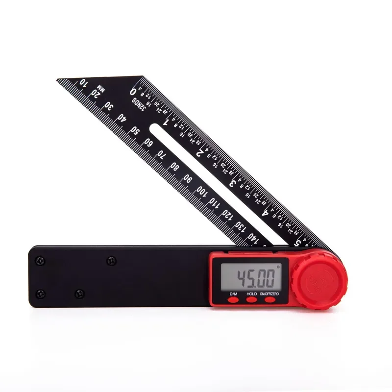 for Digital Angle Ruler Triangle Sliding T-Angle Square Liquid Level Measuring Tool Wooden Marking Gauge Protractor