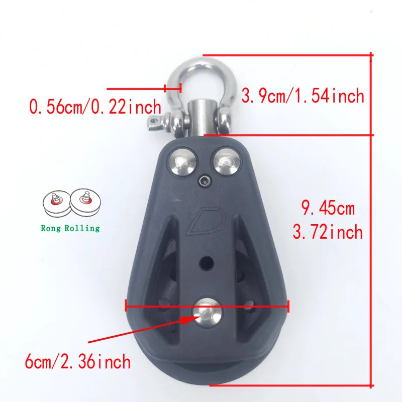 port sail pulley plastic pulley sailing rope special pulley u groove pulley bearing u groove wheels,sailboat pulley.  1pcs/lot