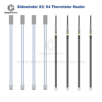 3d printer 24V 48W Artillery Sidewinder X3 X4 Ceramic Cartridge Heater 300°C And 100K NTC Thermistor For Sidewinder X3 X4 3d pri