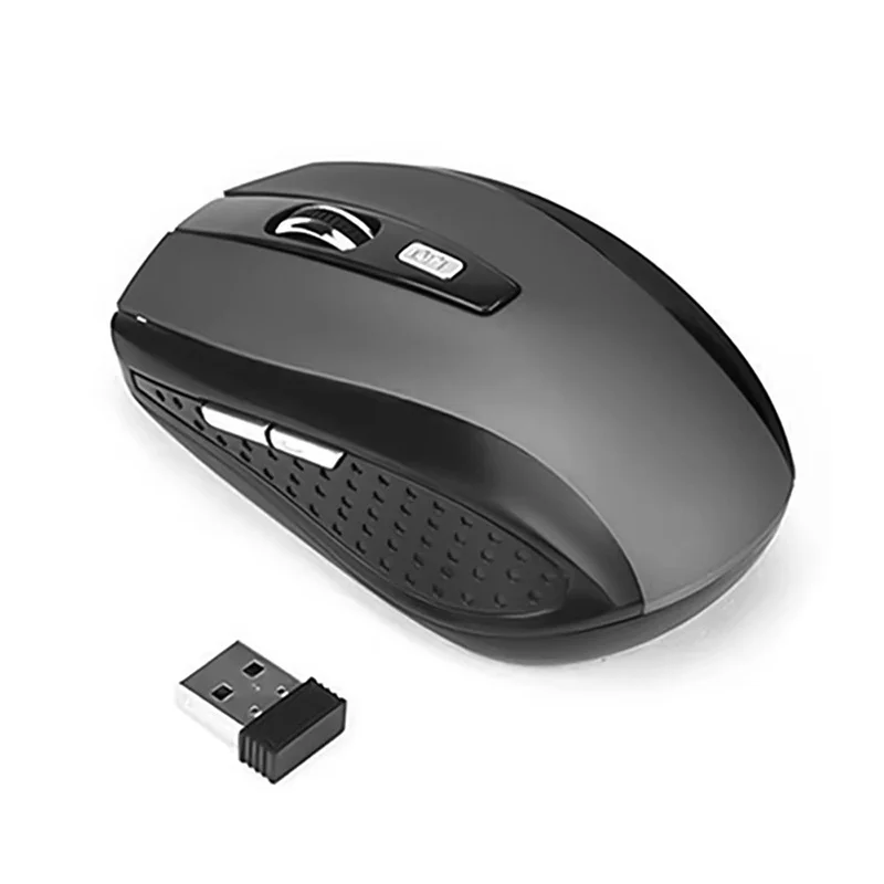 Wireless Silent Mouse 2.4Ghz Gaming Mouse Optical Mouse Office Ergonomic Mice Adjustable DPI1600 For PC Laptop Desktop Computer