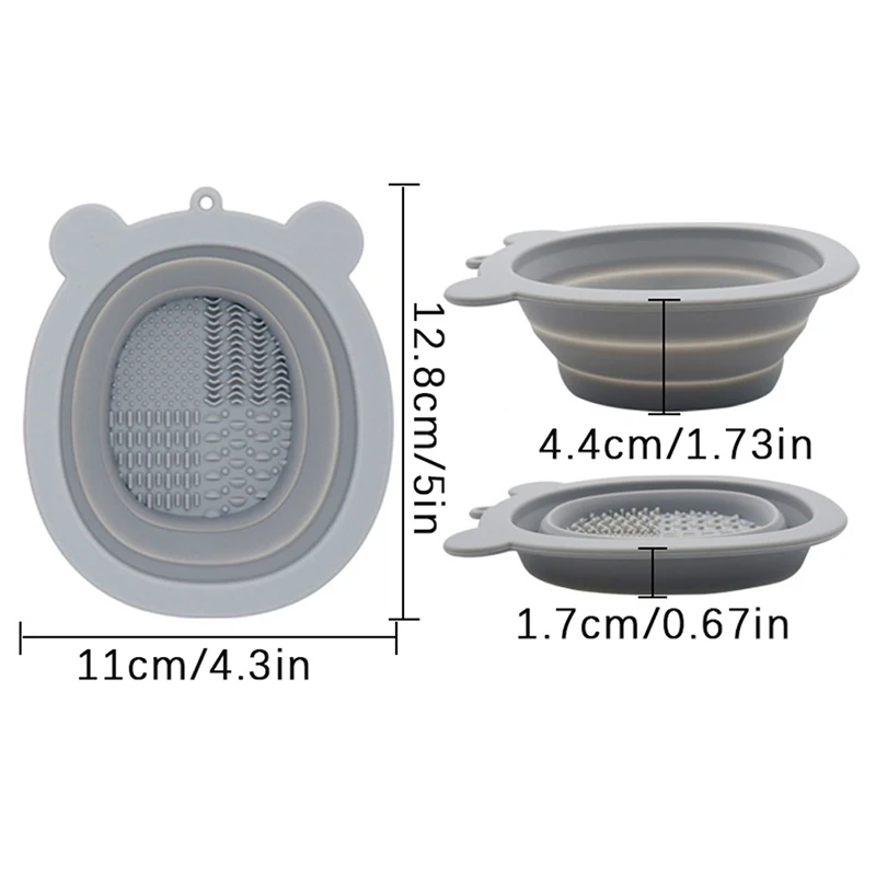 Cuencos de silicona para lavar, almohadillas de limpieza, cepillos de maquillaje, herramientas de belleza, tablero de fregado, herramientas de maquillaje