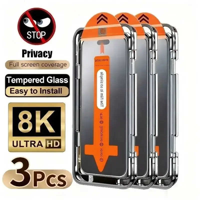 3Pcs Full Cover Privacy Tempered Screen Protectors For Samsung Ultra Galaxy S26 Dust Free Easy Installation Glass Film