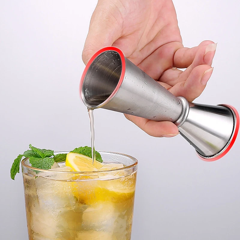 304 Stainless Steel Cocktail Bar Jigger Design Jigger Double Spirit Cocktail Measuring Cup For Home Party Bar Accessories Club