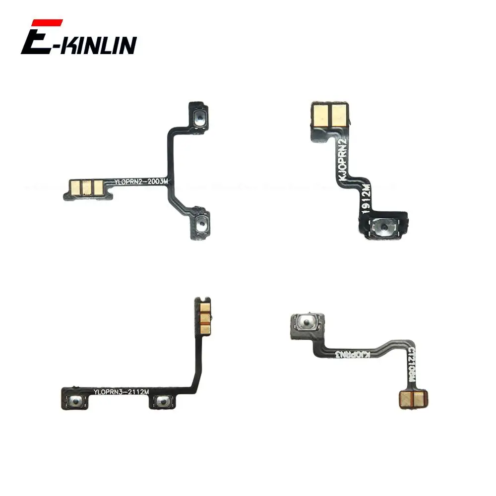 Switch Power ON OFF Key Mute Silent Volume Button Ribbon Flex Cable For OPPO Reno2 Reno3 Pro F Z 4G 5G Replacement Parts