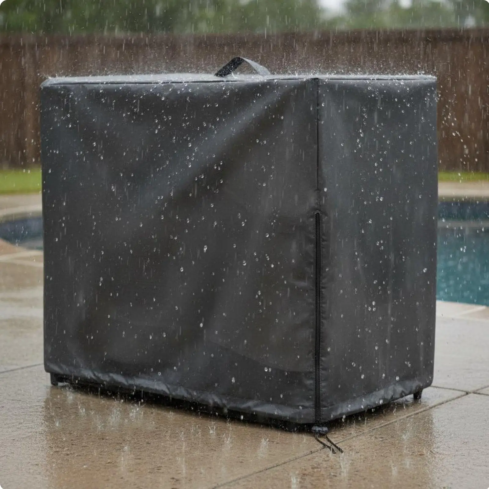 Waterproof All-Season Pool Pump Cover Oxford Material Sand Filter System Case Heat Pump Swimming Pools