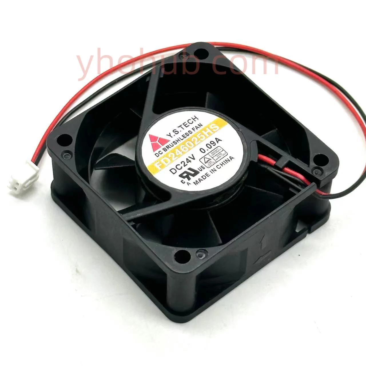 

Y.S TECH FD246025HS Server Cooling Fan DC 24V 0.09A 60x60x25mm 2-wire