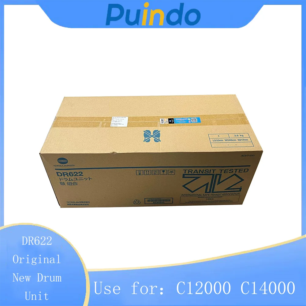 DR622 Original New Drum Unit for Konica Minolta AccurioPress C12000 C14000 Drum Rack ACVT0Y1 ACVT-0Y1