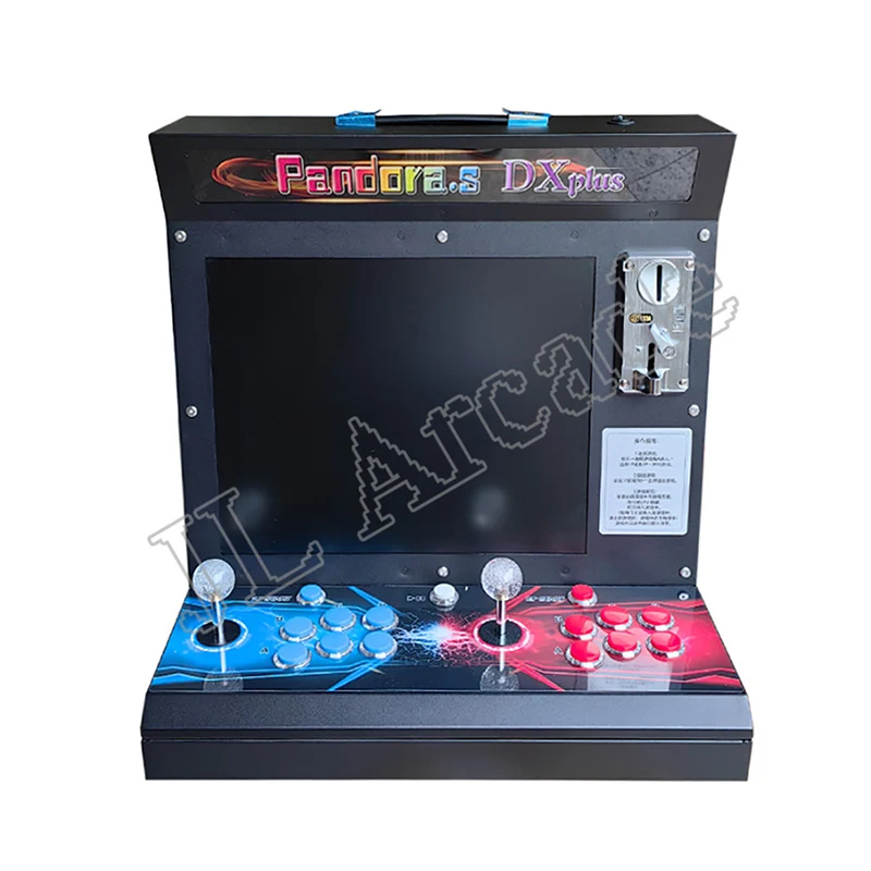 Pandora Saga-Arcade Video Game Console, Retro Fighting Machine, HDMI, VGA Output, Support Coin Mode, 26800 in 1, 17 Inch