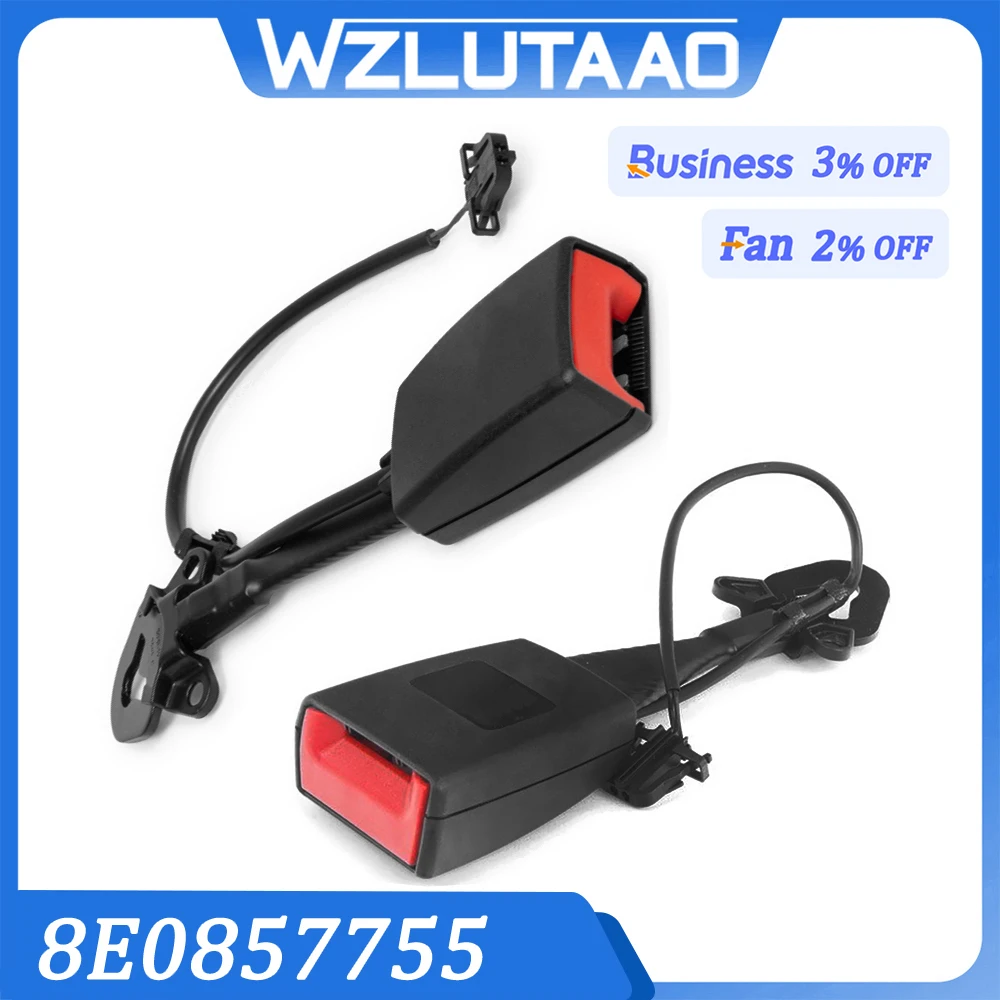 

1/2 PCS 8ED857755 8E0857755 Front Seat Safety Belt Socket Jack Mortise Lock Fixing Lock Catch For Audi A4 B6 B7 2003-2008