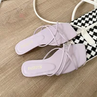 Double Toe Flip-flops Women 2026 Summer New Designer Slipper Shoes Female Casual Flat Fashion Causal Big Size Slippers Ladies - Image 5