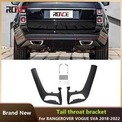 ROVCE Car Exhaust Pipe Tail Throat Bracket Decorative Cover For Land Rover Range RoverVogue SVA 2018-2022 LR108968 LR108969