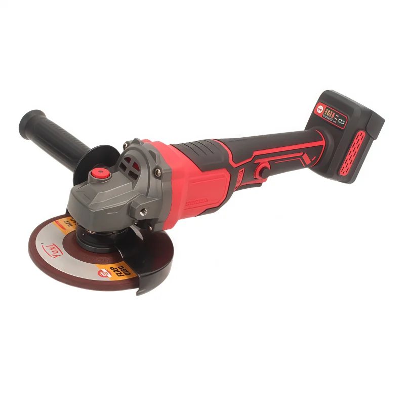 Brushless Cordless Angle Grinder 6 Variable Speed 4 Gear Mode 125mm for Milwaukee M18 18V Batteries Bare Tool