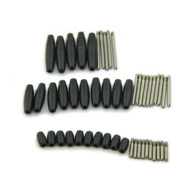 3X الساكسفون الباكليت الأسطوانة مخلب رمح مناسبة لألتو، تينور الساكسفون مفتاح جزء الباكليت رمح قضيب أسود