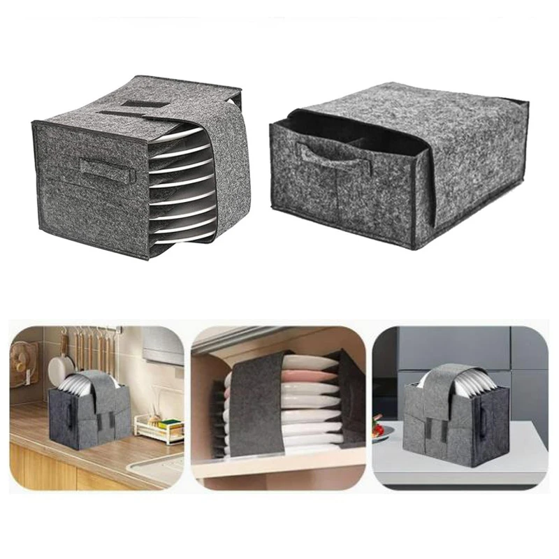 

For Motorhome Campervan Boat Cupboard Caravan Plate Holder Tableware Storage Bag RV Tableware Racks Part RV Interior Accessories